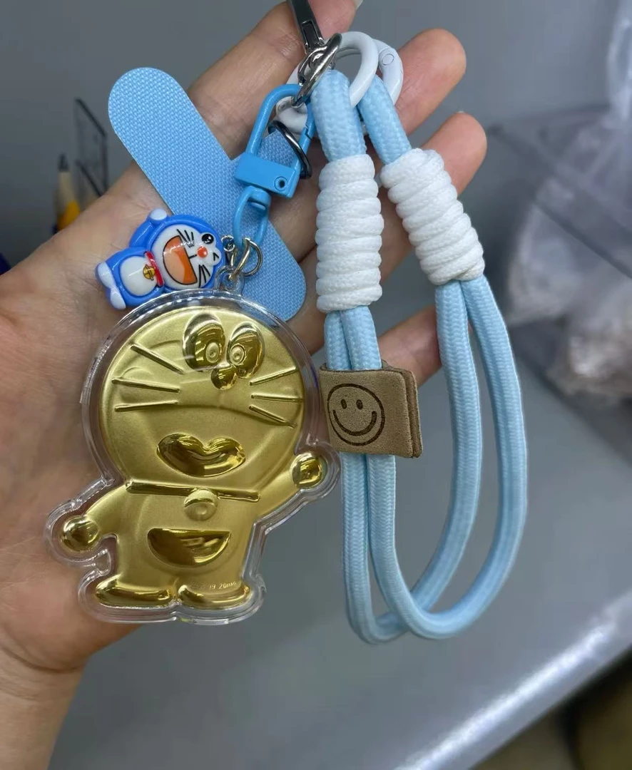 水贝爆款2025新款热卖999手机贴哆啦A梦手机挂饰