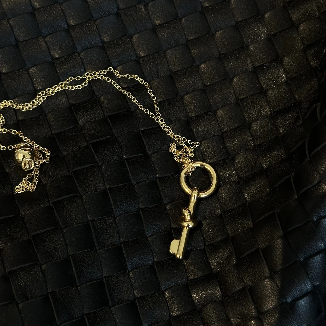 铜项链 王嬛嬛MsLime25年新款钥匙项链 HD2A0545