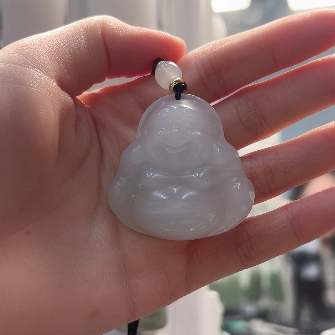 石英质玉（非洲翠）合金颈饰