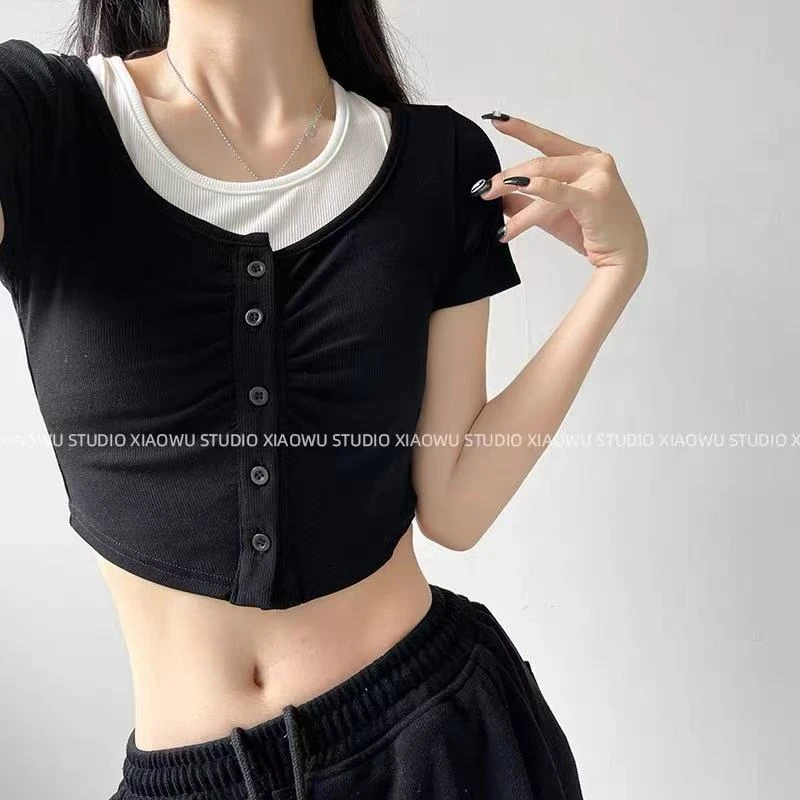 【意法-潮搭T•N】NN757-时尚女装设计感针织衫小众修身百搭