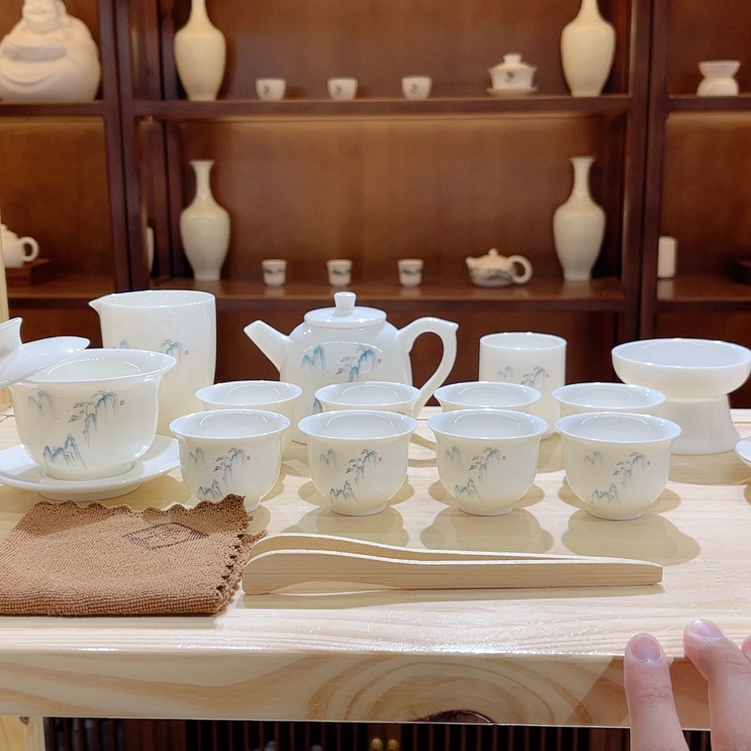 瓷片羊脂玉瓷羊脂玉瓷