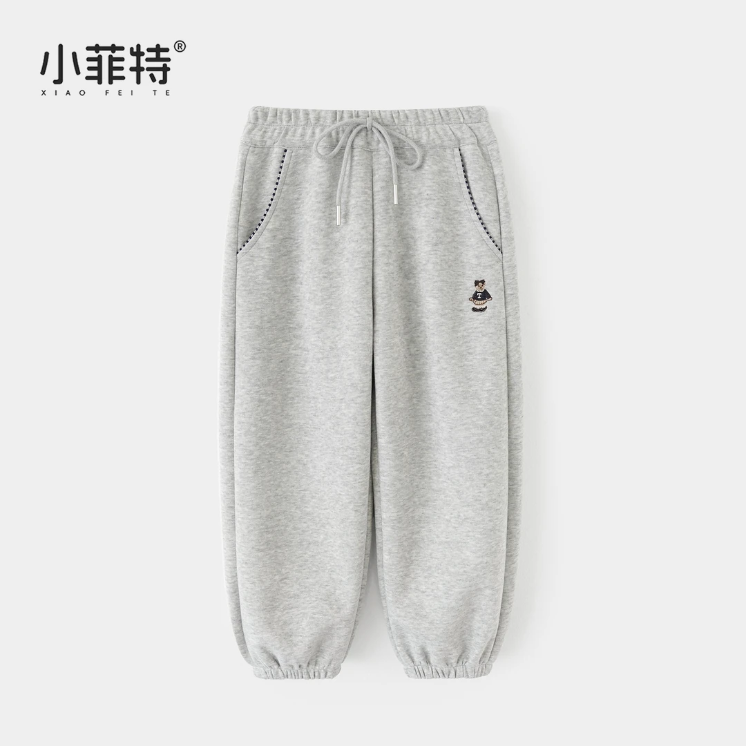小菲特女童秋装2025新款卫裤中大童束脚裤儿童休闲裤JMKQ52801