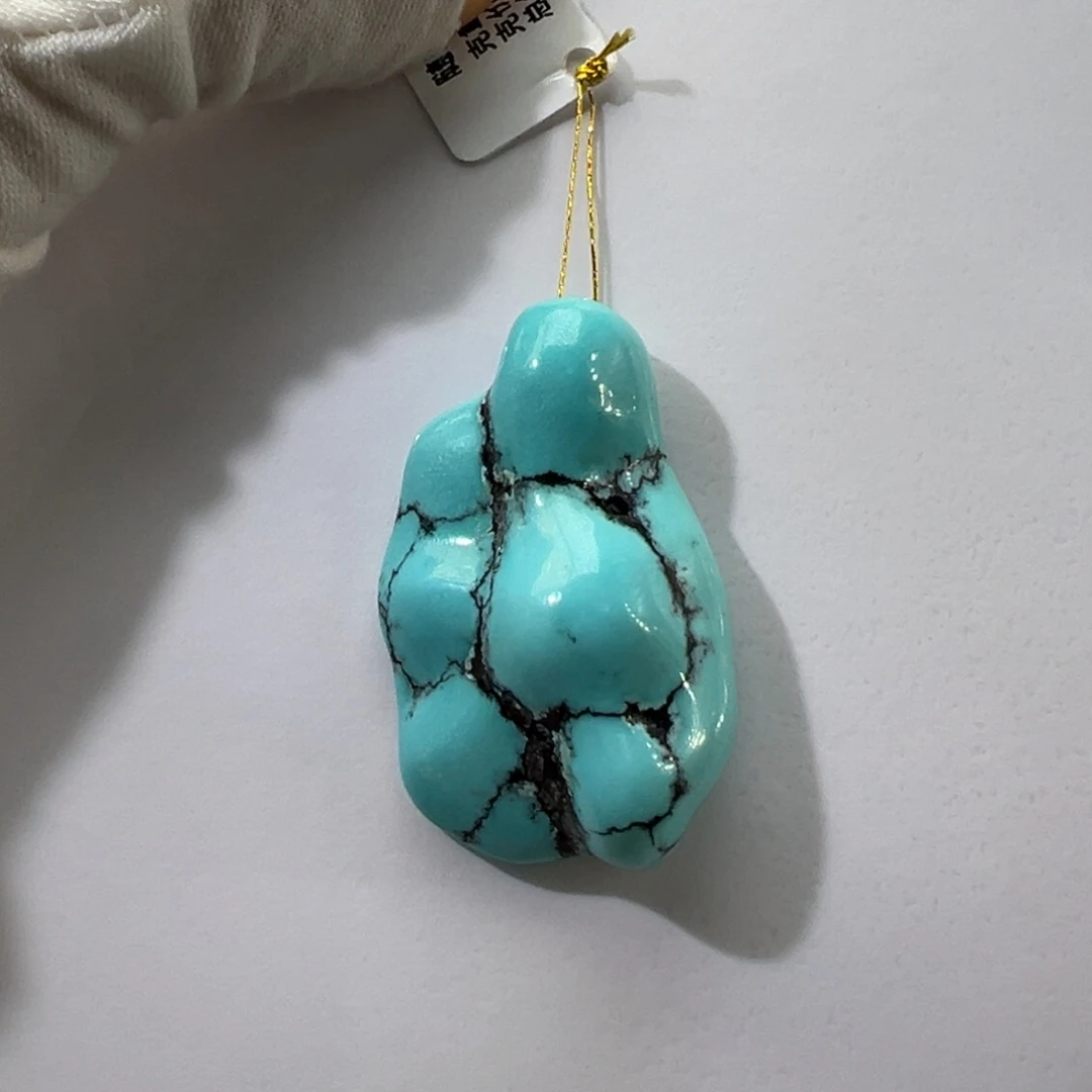 绿松石未镶嵌挂件