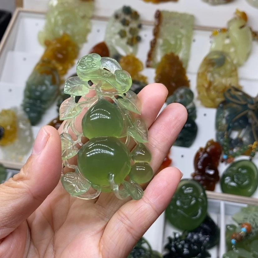 【闪购商品】未镶嵌蛇纹石玉颈饰善*阁