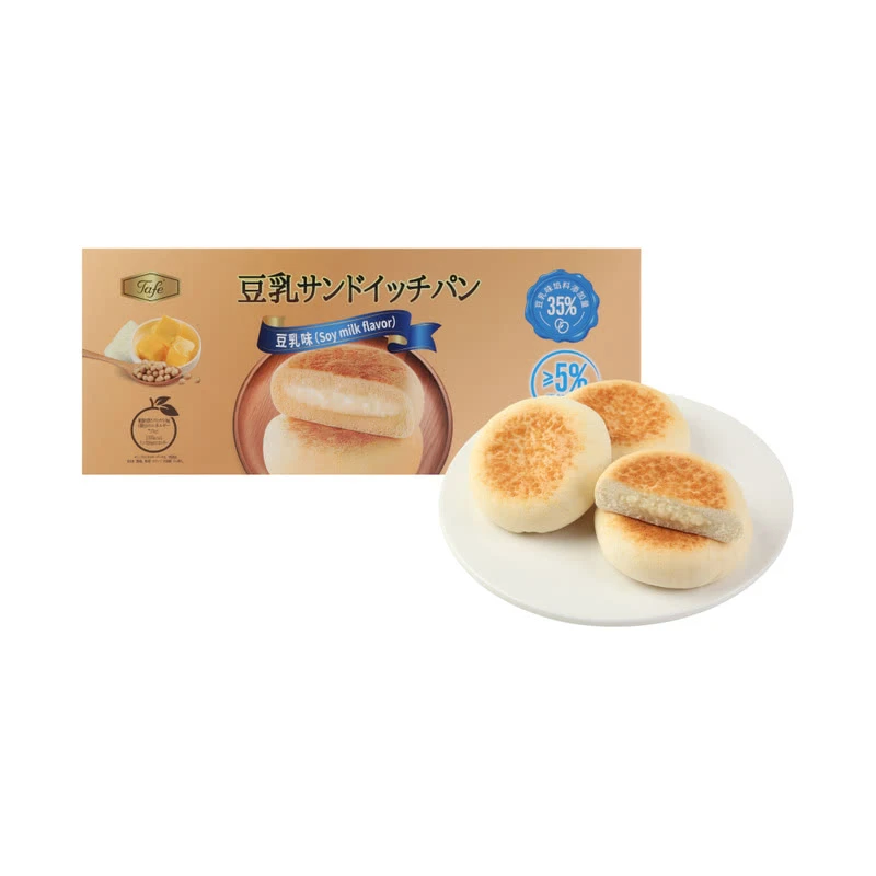 山姆超市 Tafe烘培豆乳餐包奶香湿面包夹心包零食小食早餐