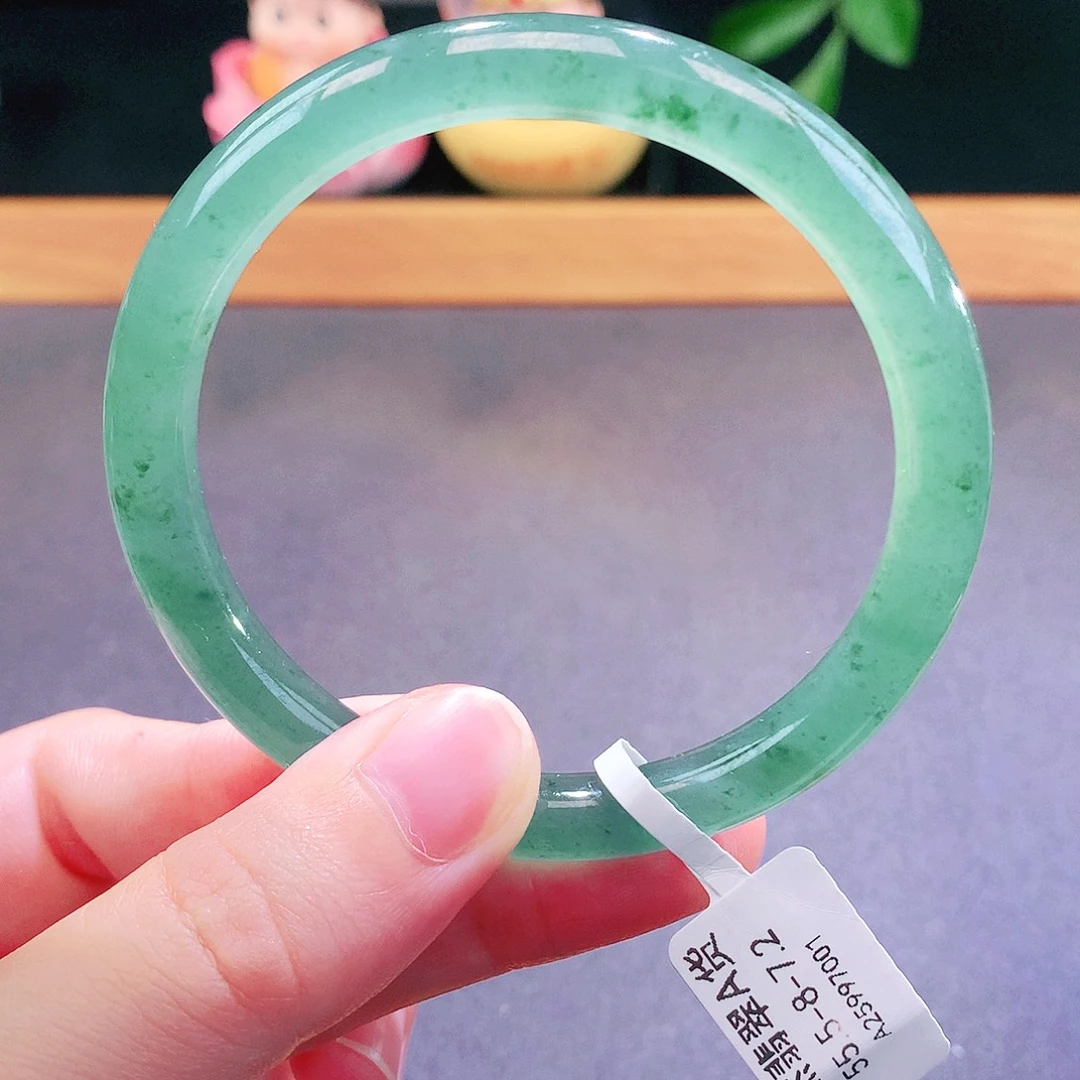 翡翠未镶嵌手镯天然翡翠