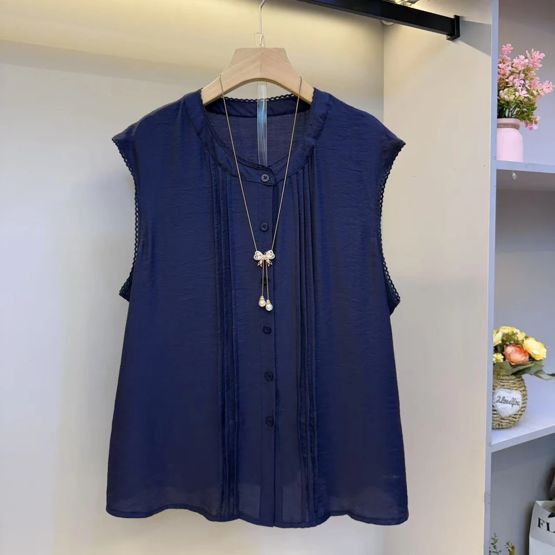 2025年夏季新款遮肉显瘦气质百搭高品质时尚女人衫