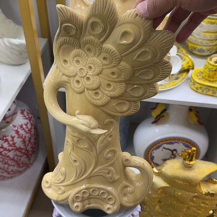 摆件微瑕陶瓷介意勿拍