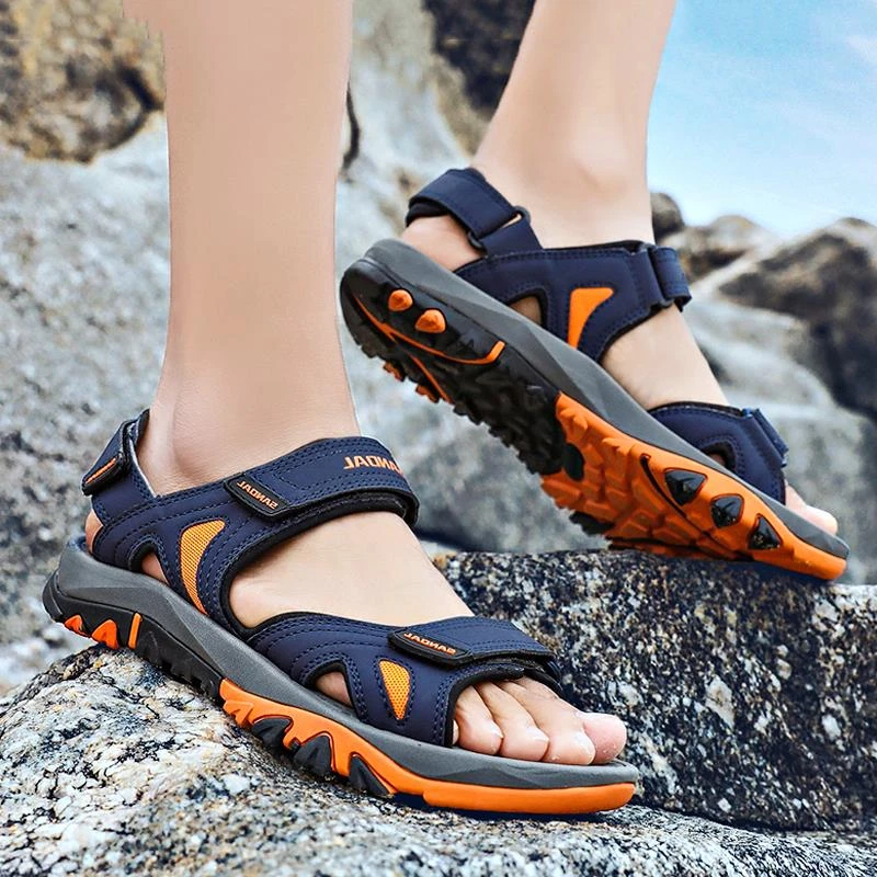 路易圣戈希凉鞋男款2025新款夏季外穿大码青少男士