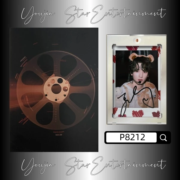 P8212【严浩翔】正品拍立得照片 爱心边框