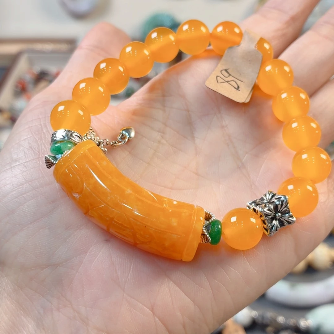 未镶嵌手链翡翠手串