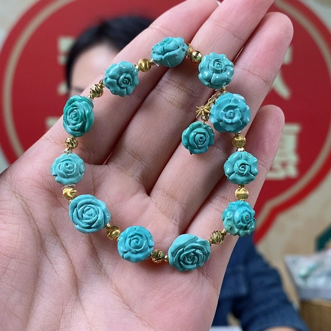 绿松石未镶嵌珠宝奇石