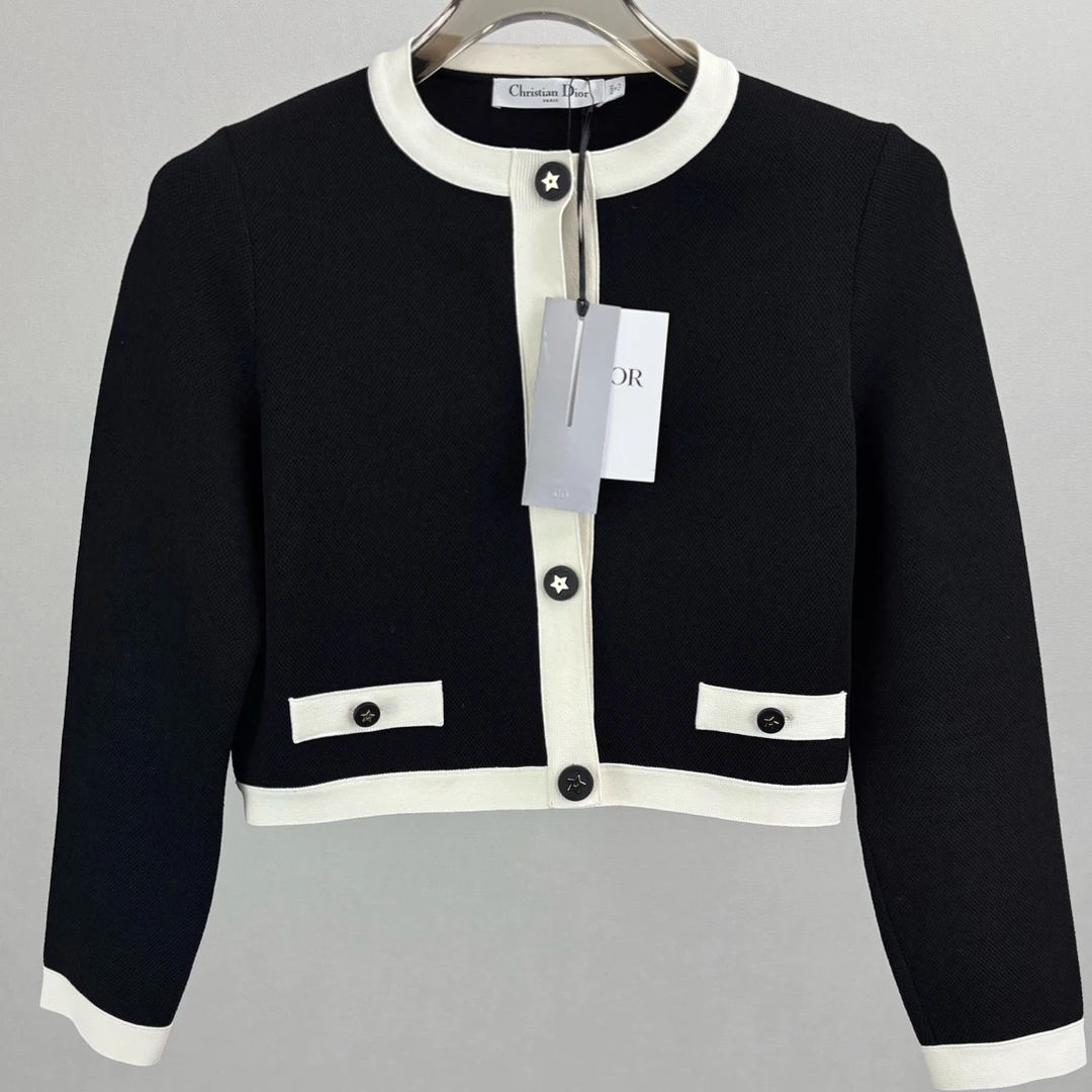 99新 DIOR/迪奥 DIOR迪奥25新款五角星纽扣开衫34码15591