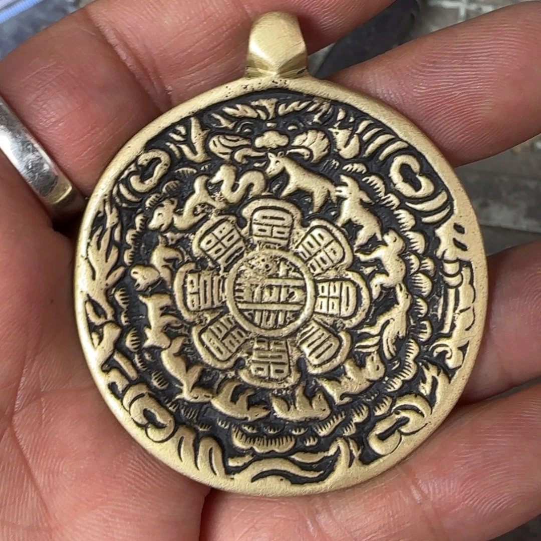 精品立马铜九宫牌豪雄