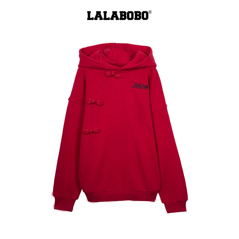 北京金源LALABOBO2025新款连帽宽松显瘦休闲卫衣LBEA-WSTS22