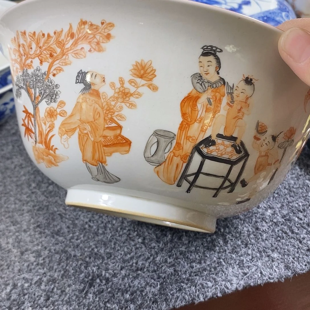 手工手绘陶瓷摆件工艺品如**祥
