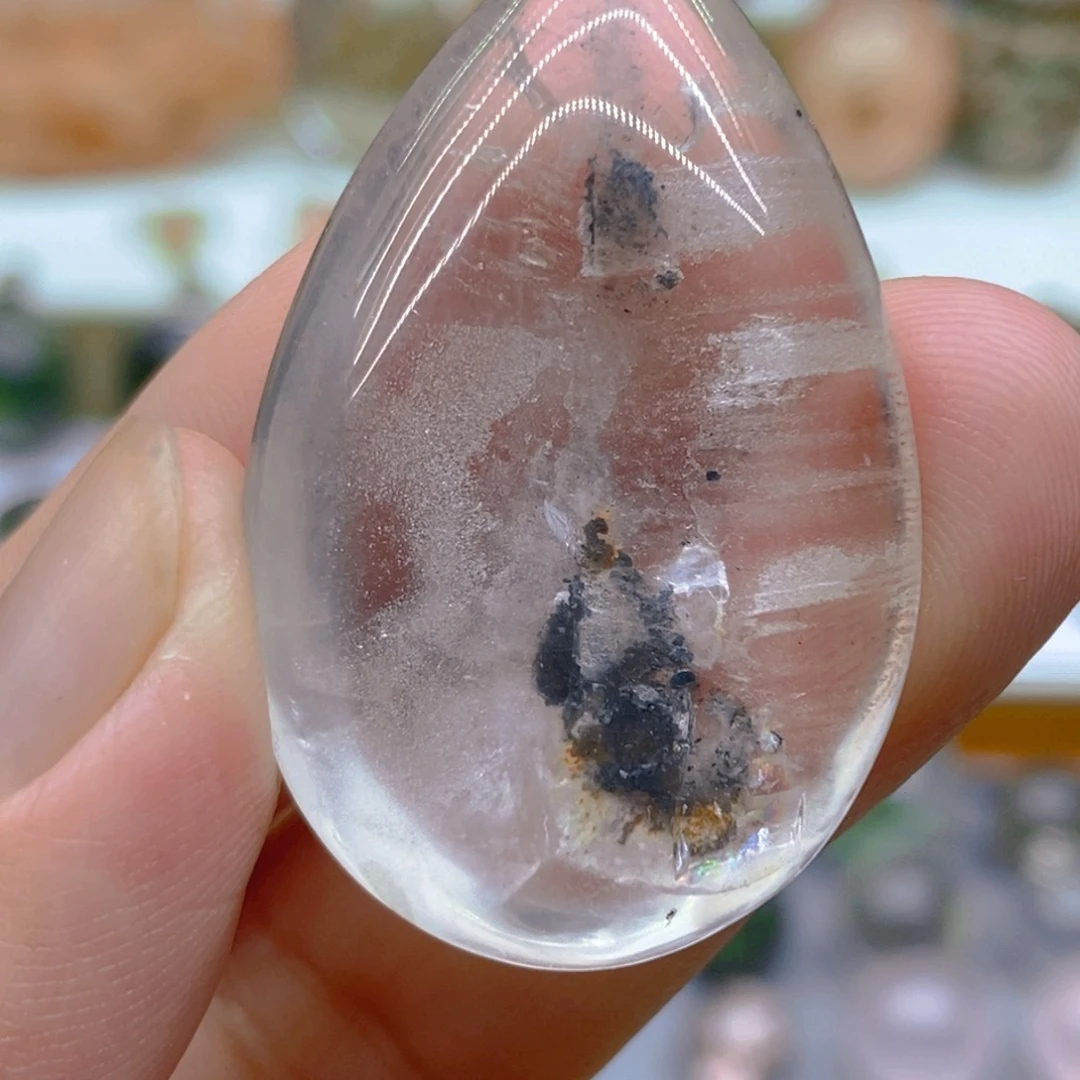 颈饰未镶嵌水晶天然水晶吊坠