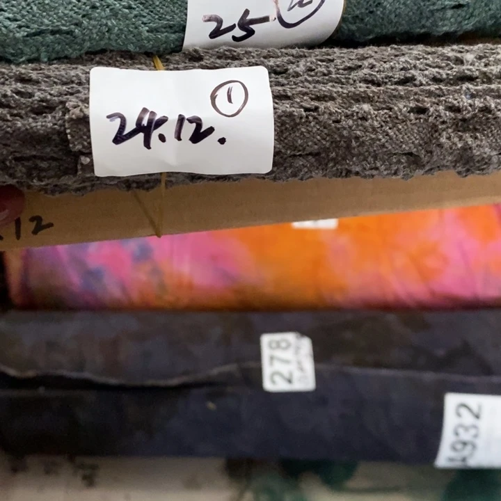 文***～棉两个色24米柿染蕾丝