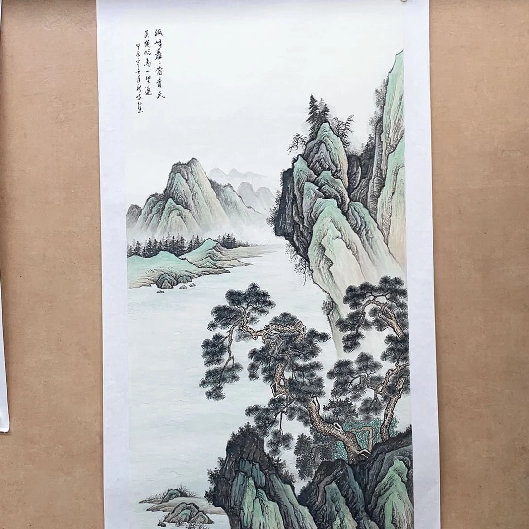 国画手绘国画，精品仿古山水