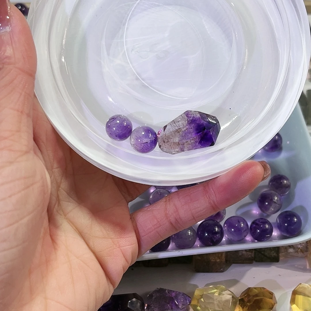 水晶耳饰未镶嵌太****士21打孔