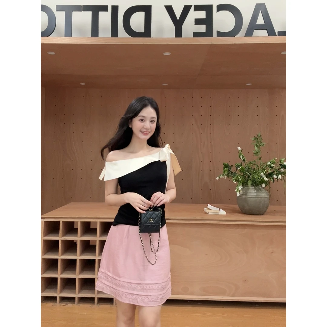 LaceyDitto2025 6/24【山樱漫岛】 天丝亚麻奢感重工半裙（有衬裤）