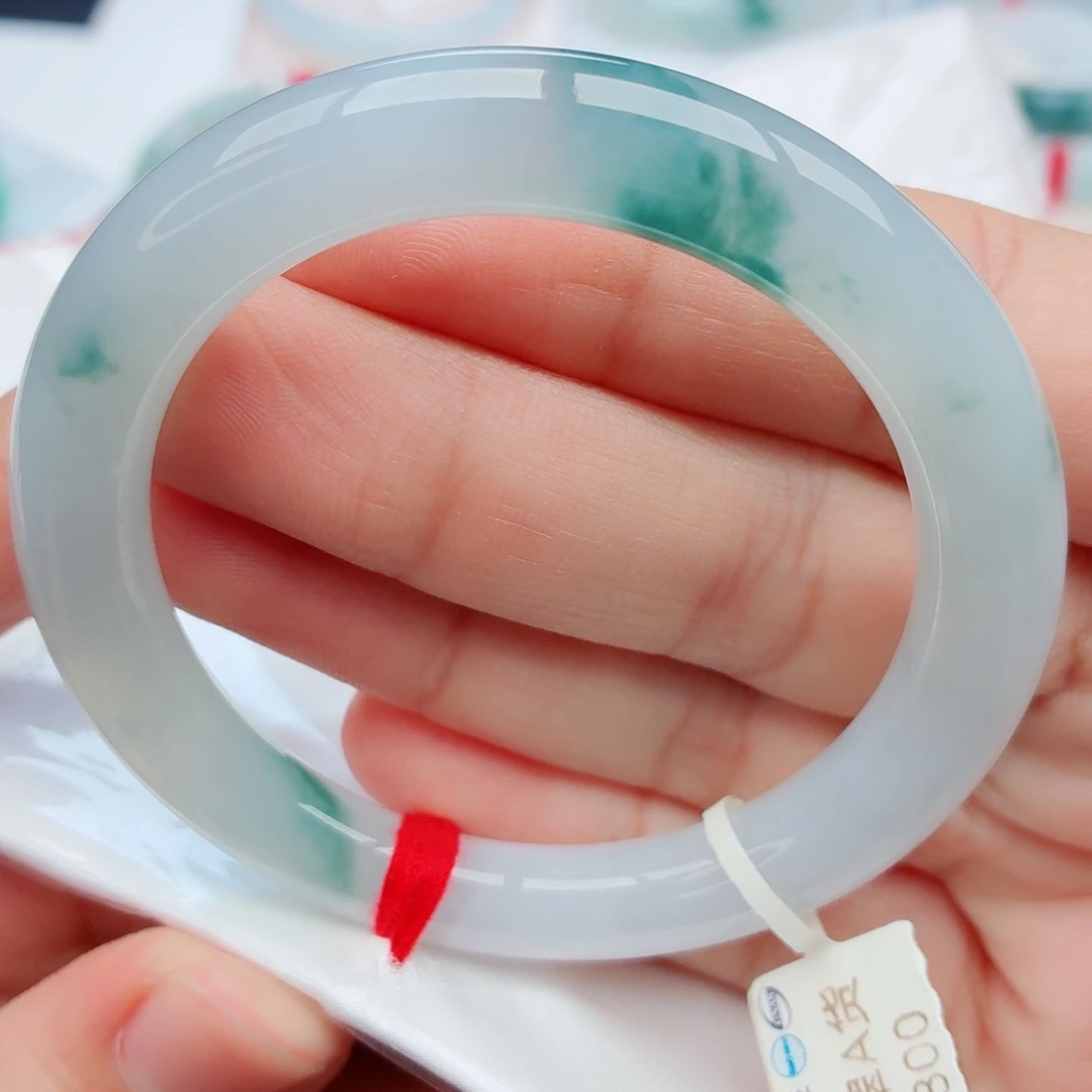 翡翠未镶嵌手镯天然翡翠手镯