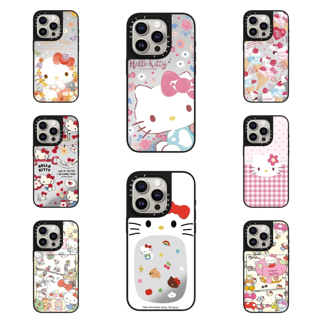 CASE联名三丽鸥HelloKitty凯蒂猫苹果壳适用iPhone16ProMax可爱KT