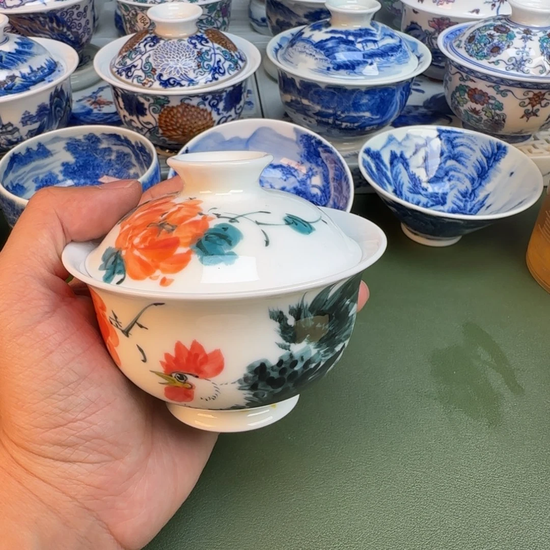 陶纯手工纯手绘茶具298