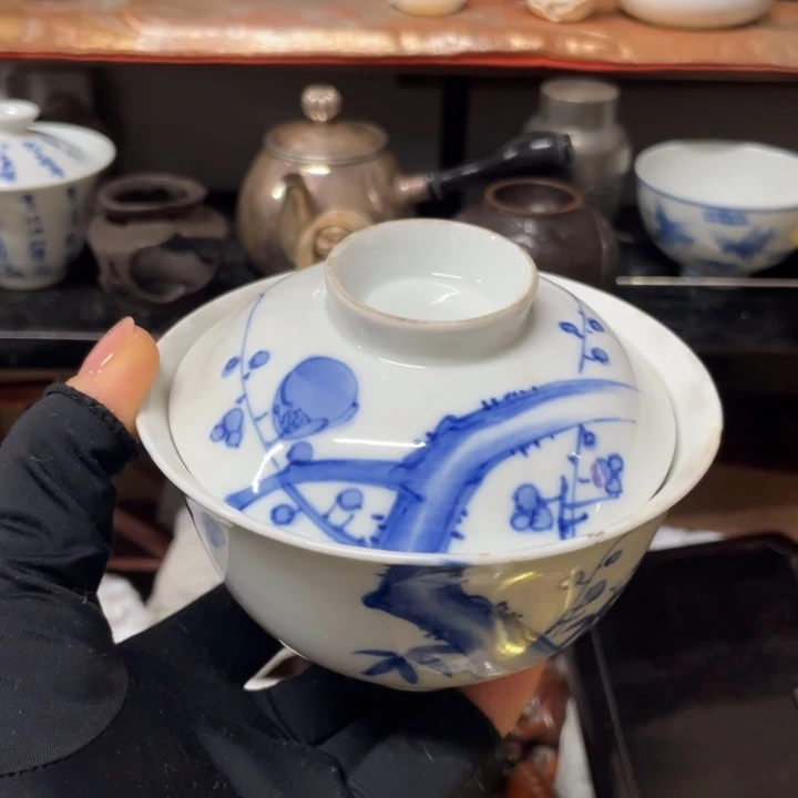 瓷中古工艺品摆件