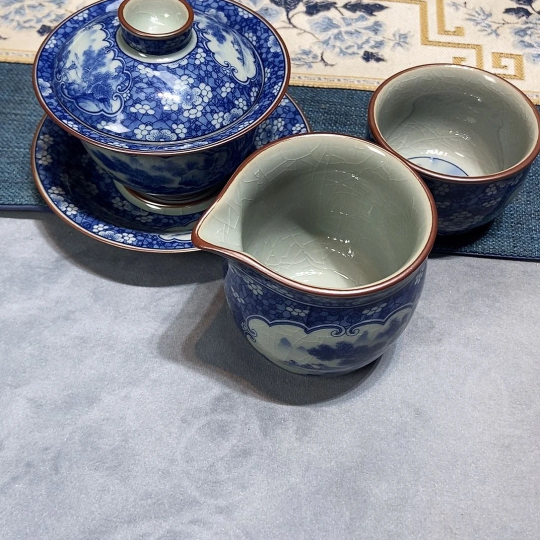 陶简装家用陶瓷茶具