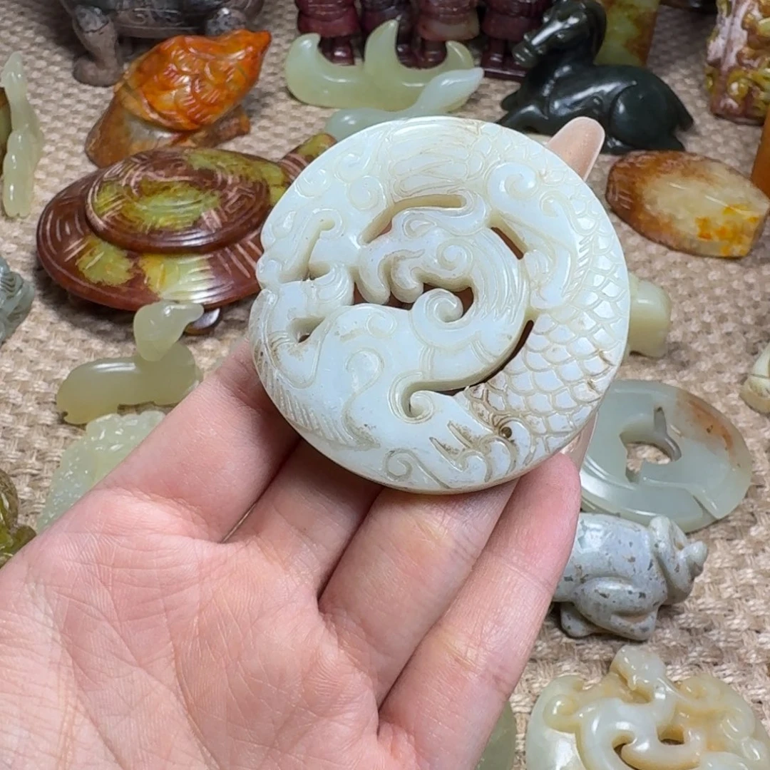 吊坠白玉菩提挂件