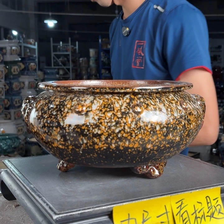 一风堂石湾花盆 内19*9