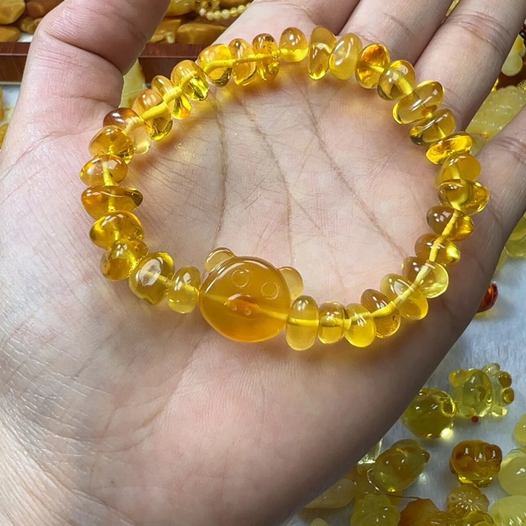 琥珀吊坠(不含链)未镶嵌