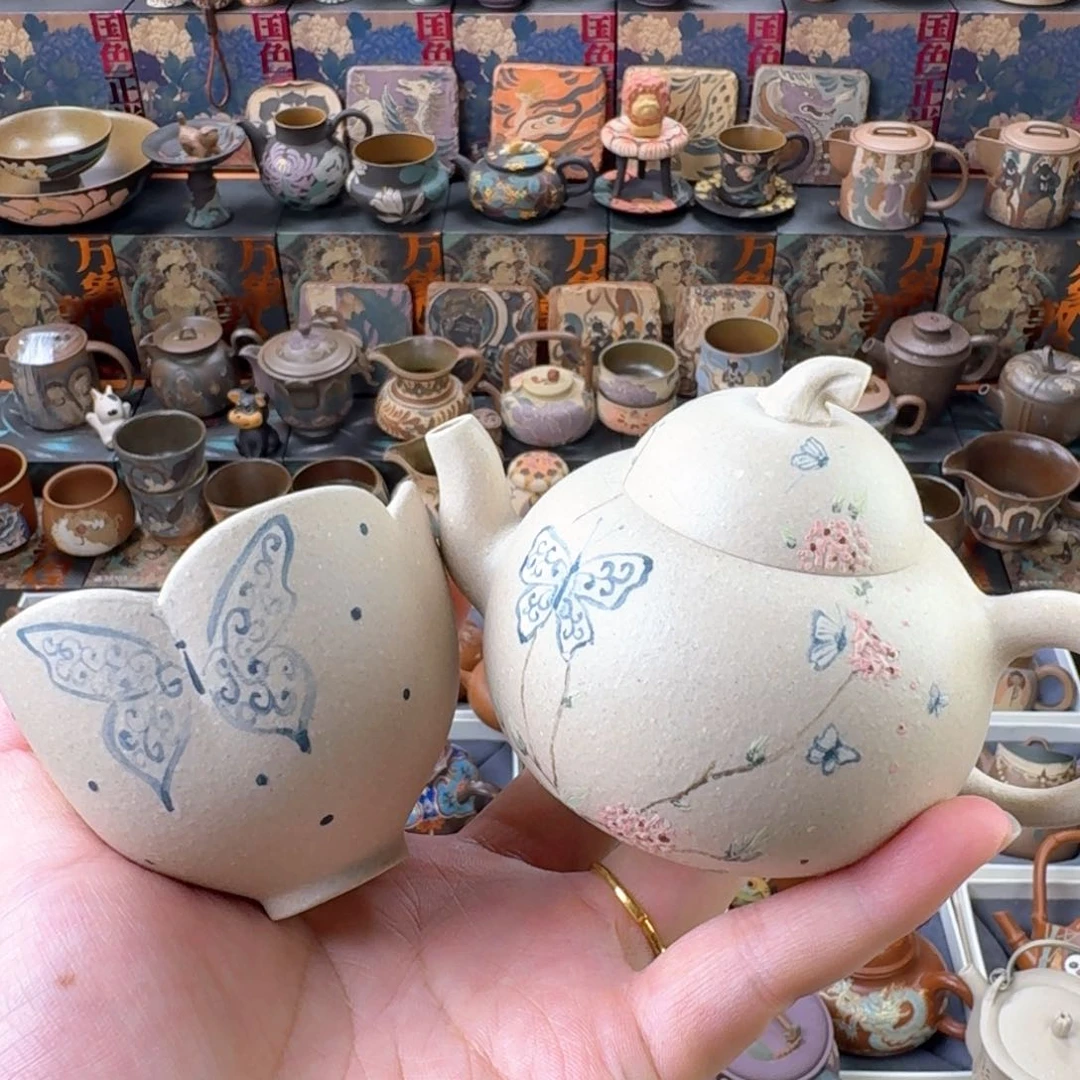 茶壶紫砂150ml原矿精工半手