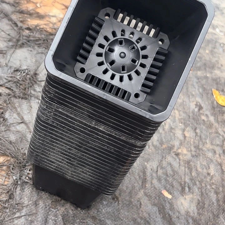 120黑方盆11公分高8公分30个