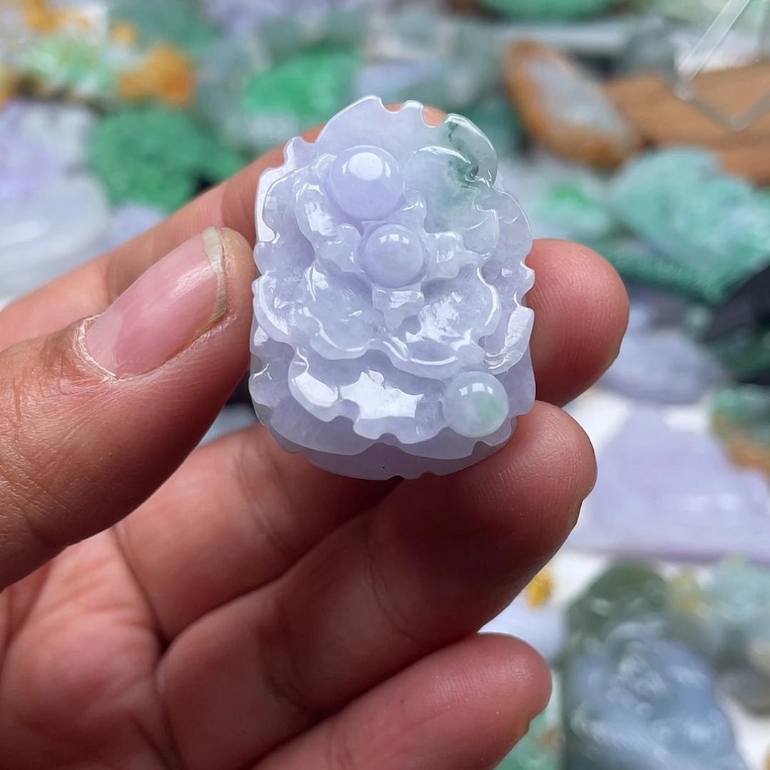 颈饰未镶嵌翡翠翡玉缘翡翠