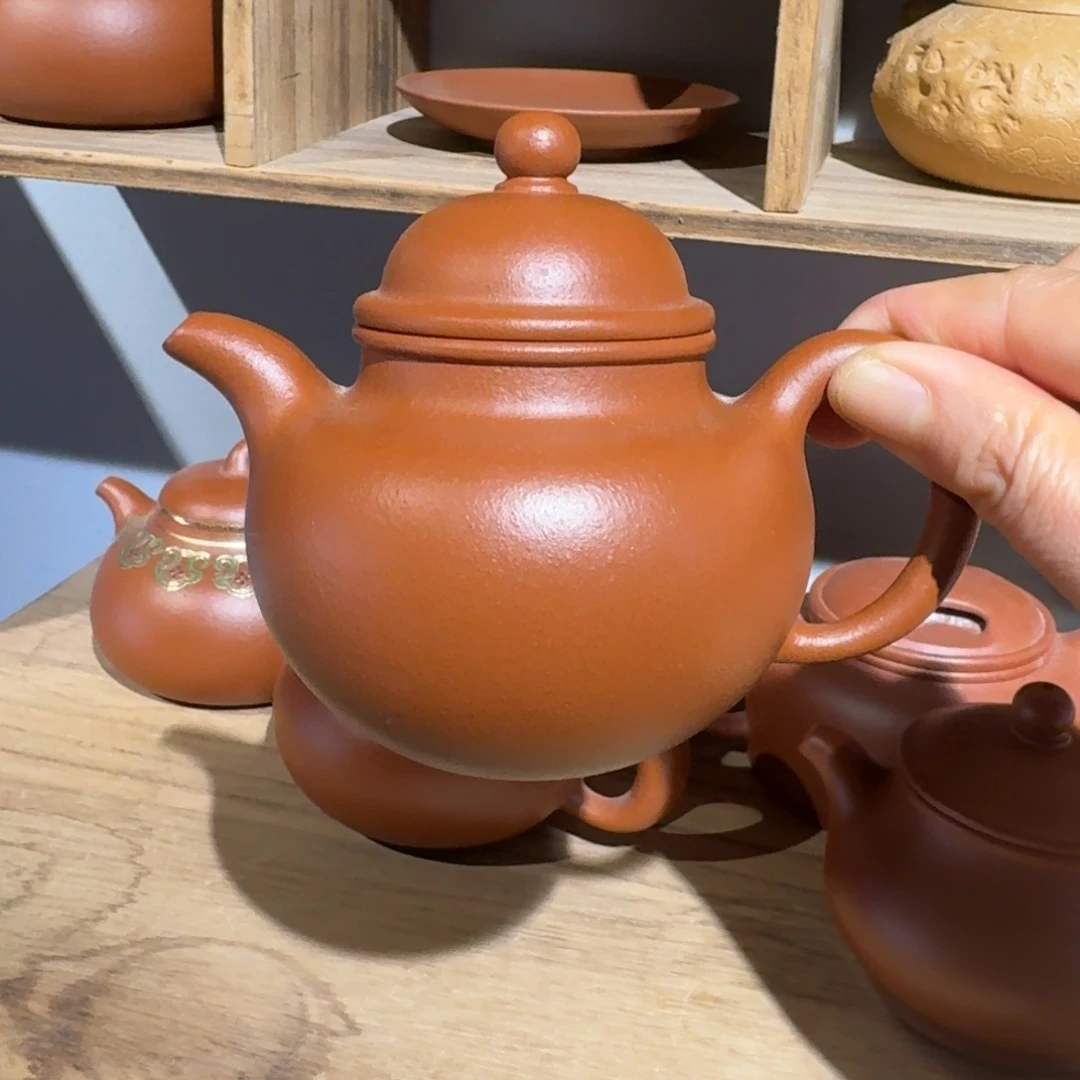朱泥茶壶180毫升左右