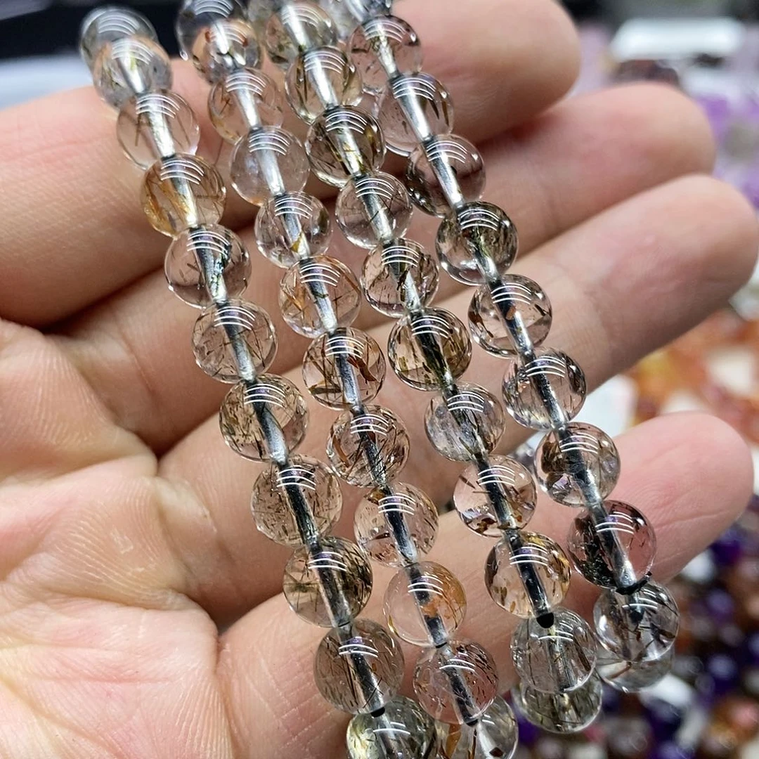 水晶手串未镶嵌多样性发货发一条