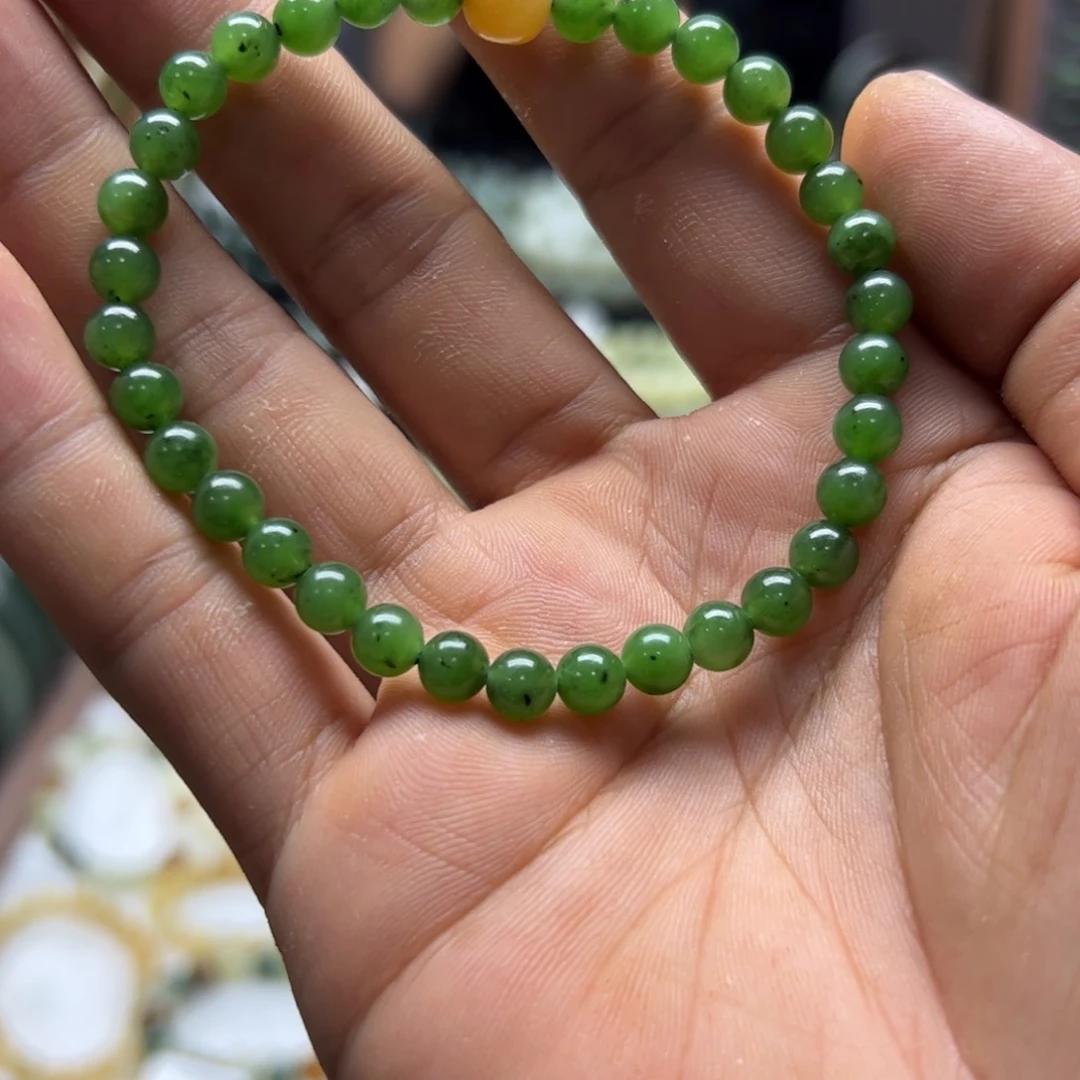 手链未镶嵌和田玉卡6带卡8碧玉