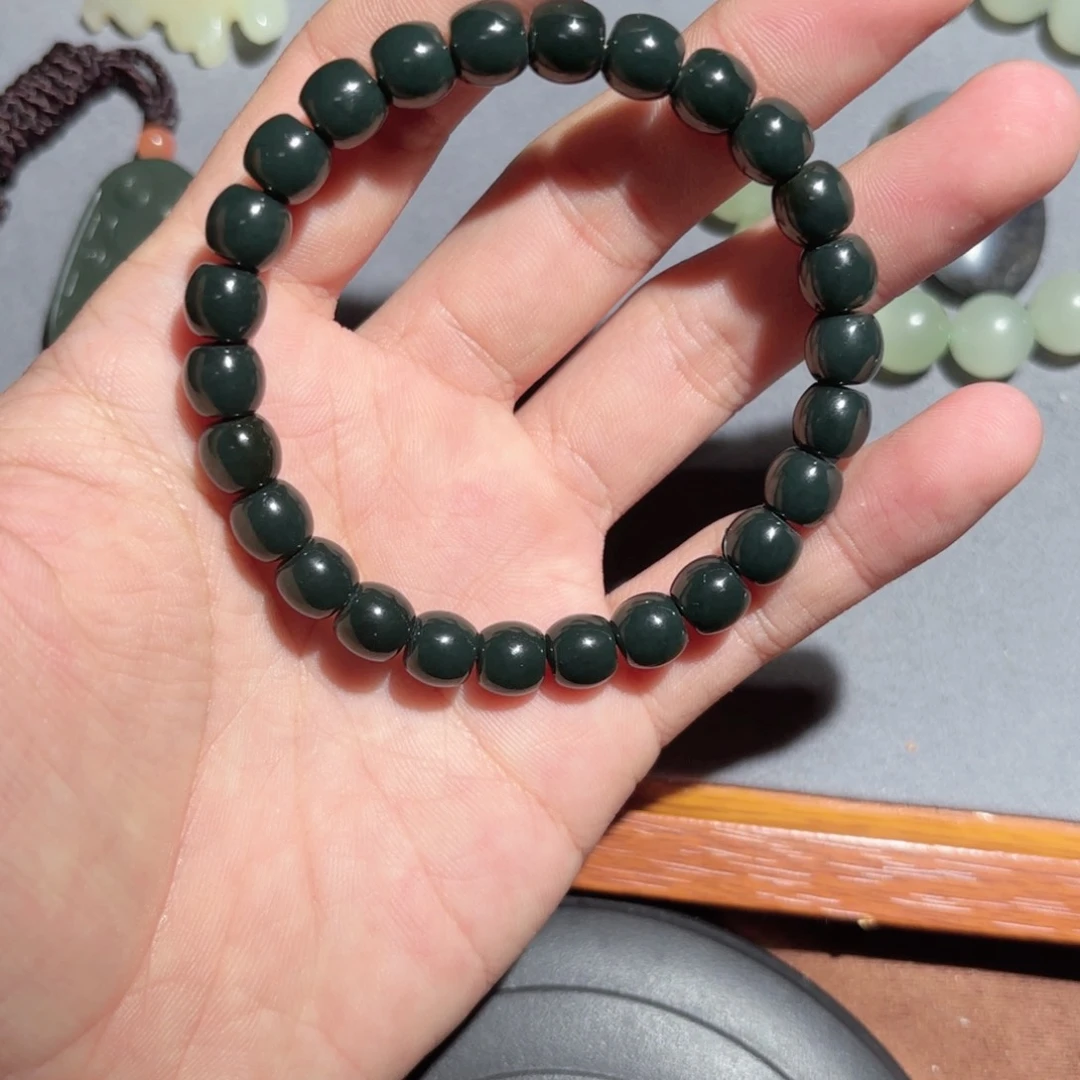 和田玉手链未镶嵌