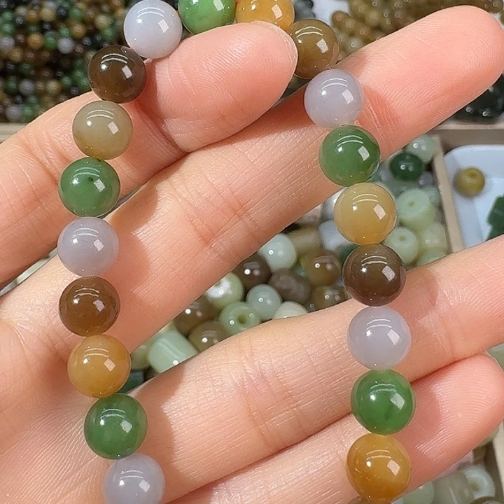 和田玉（糖玉）未镶嵌手链8mm