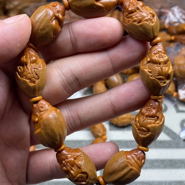 橄榄核手串/手链橄榄核雕工艺手串