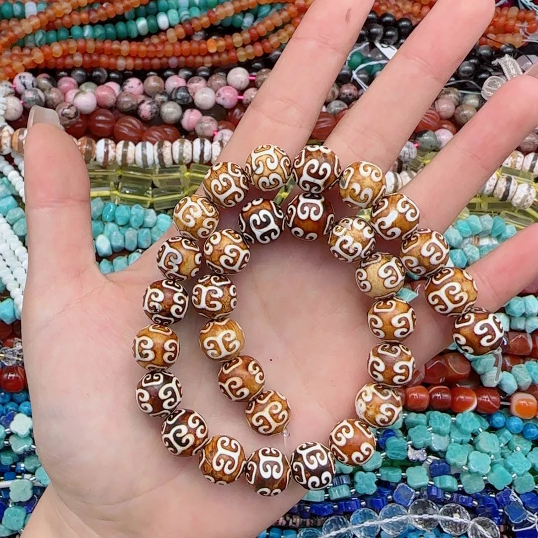 玛瑙/玉髓未镶嵌珠宝半成品老料玛瑙回纹一条卡12