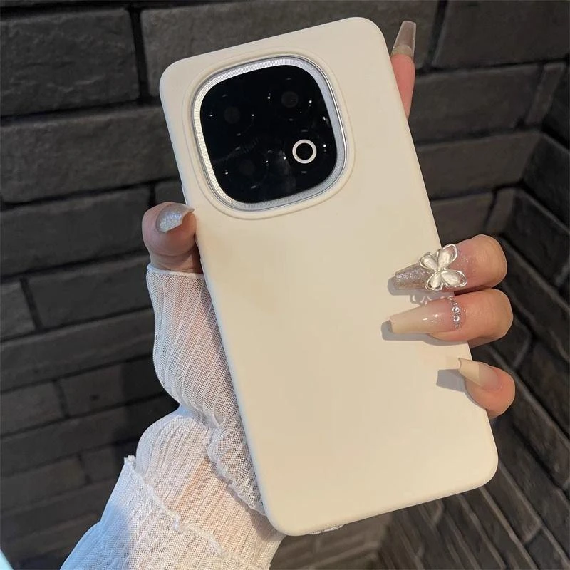 适用于iQOO13手机壳真液态硅胶iqoo12pro极简高级感纯色软糯防摔