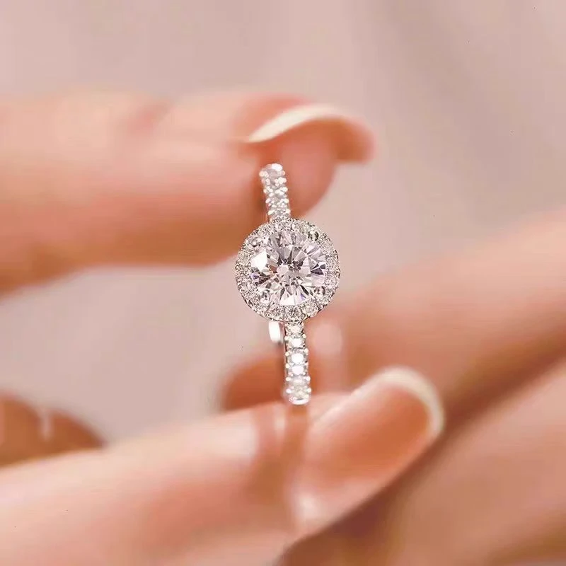 《高端定制》公主圆包女戒  2.0CT