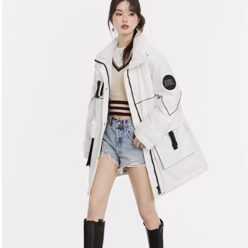 334号白色禹服加厚派克大牌牌限量款分尺码