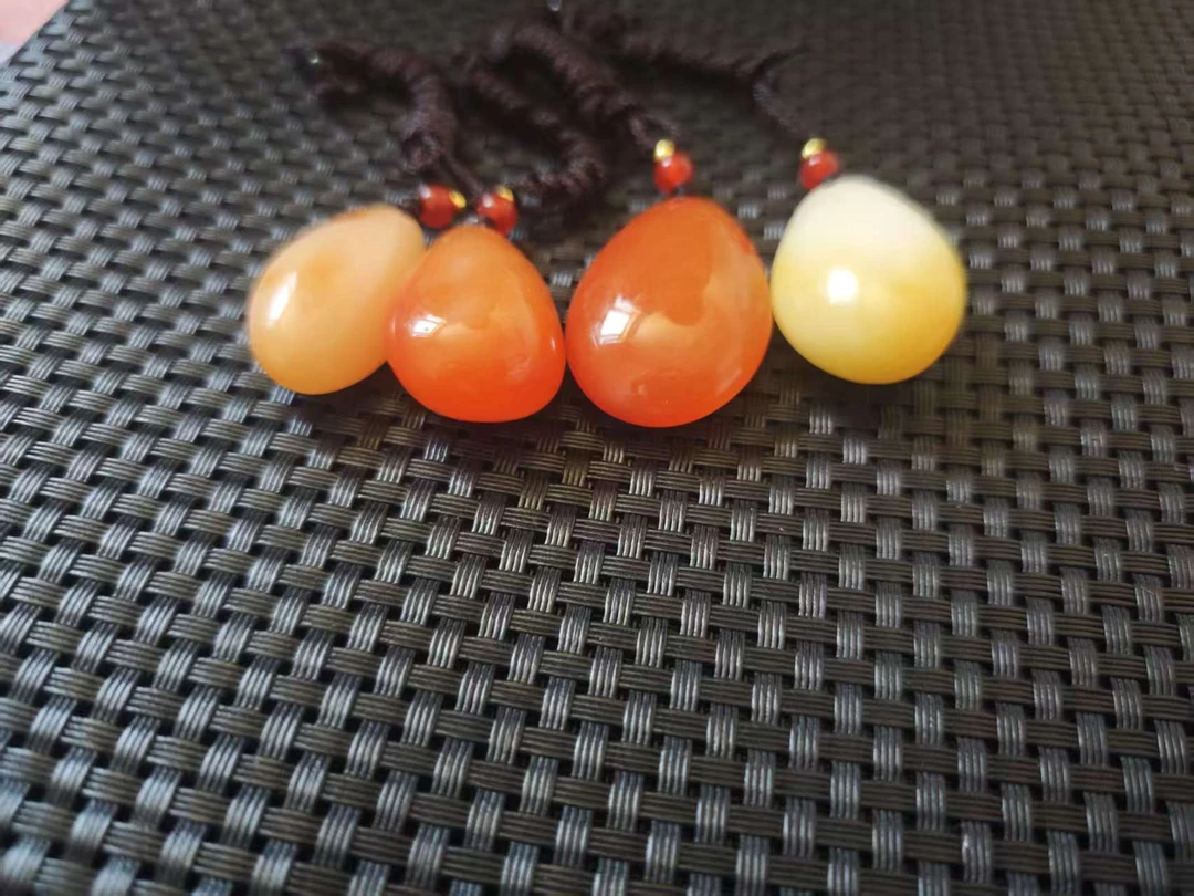 非金属珐琅吊坠 水滴男女款百搭玉石玉佩