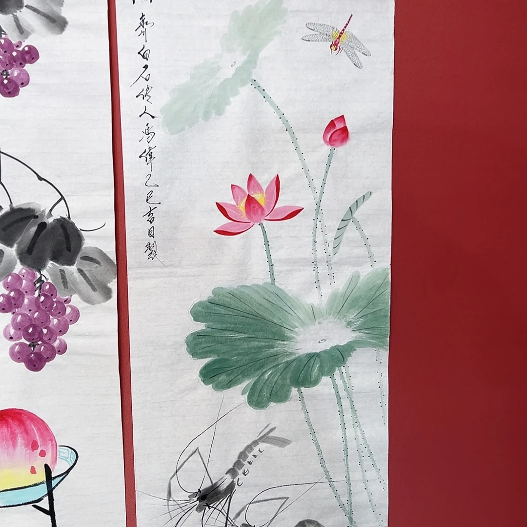 爬***景国画冯伟老师亲笔手绘作品慧