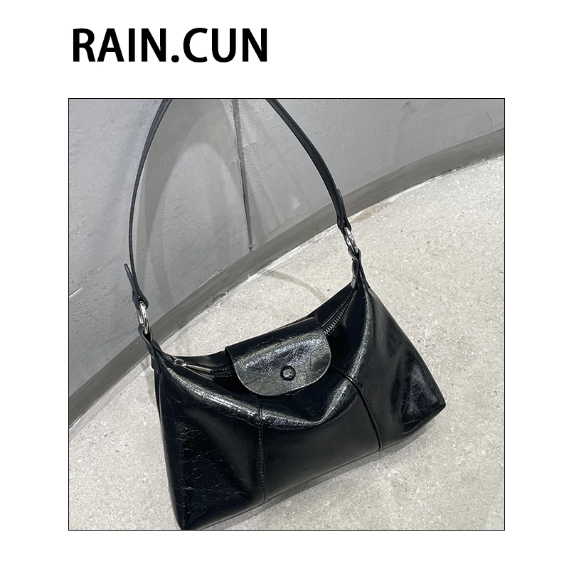 【南沙瑞熙】SK-92118-黑色轻奢小众设计感时尚百搭女士包包