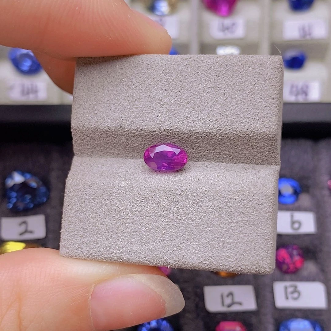 裸石蓝宝石CGRL证书梦幻粉奶体0.91ct/0309